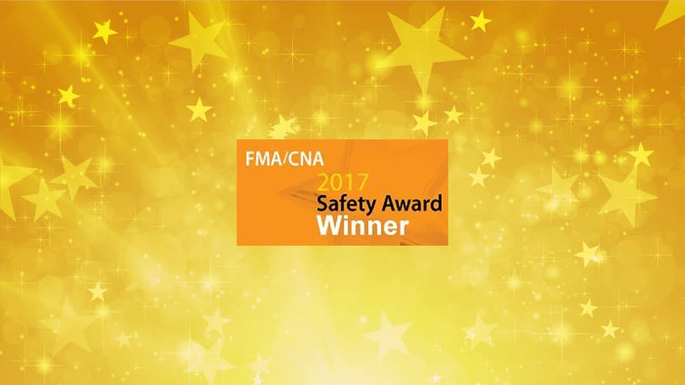 Eberl Iron Works Wins 2017 Safety Award of Merit from FMA